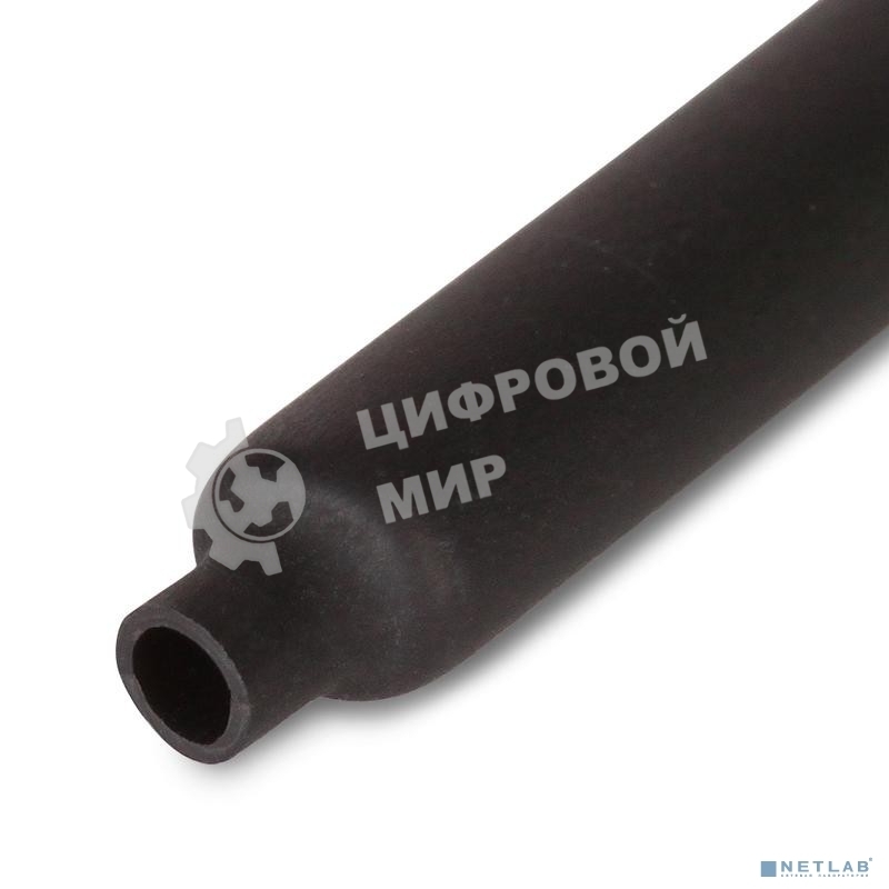 Трубка термоусадочная КВТ ТУТнг-6/3 черный (уп.100 м) 60088