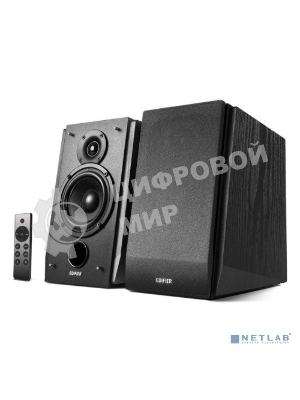 Колонки Edifier R1855DB Black Активные, 70W RMS, 60-20000Гц, дерево, пульт ДУ, Bluetooth 5.0,выход на сабвуфер,Opt/Coaxial,2 RCA