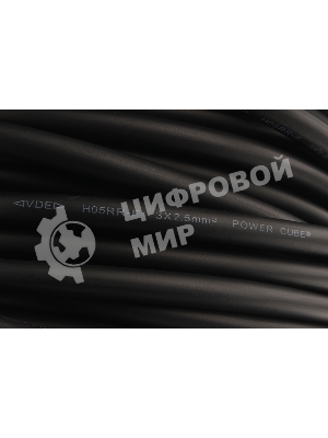 Удл. на мет. катушке “Power Cube” IP44 16А 30м резина 3*2,5мм2 4 роз. с/з