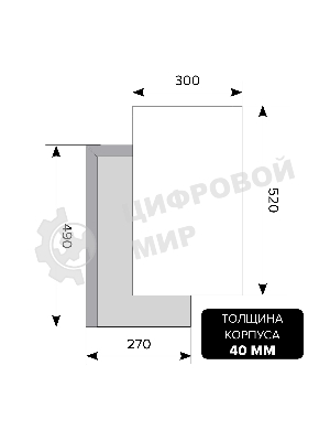 Газовая варочная панель LEX GVS 321 Inox 4000Вт 2 комфорки нерж.сталь