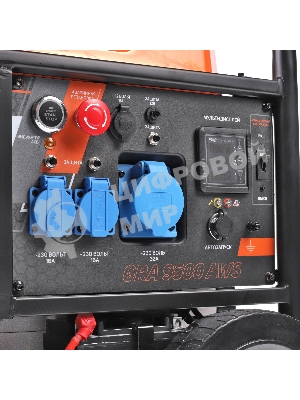 Электрогенератор бензиновый Patriot GRA 9500AWS, 9.5 кВт, 75 дБ, 101 кг