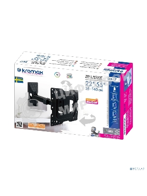 Кронштейн Kromax DIX-17 BLACK (для LED/LCD телевизоров 22