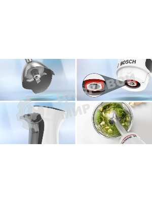 Блендер погружной Bosch MSM4W421 800 Вт, белый