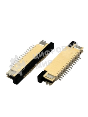 Разъем FPC Half Coverage Top Contact 0.8K-BS-10PWB 10 pin высота 2мм шаг 0,8мм