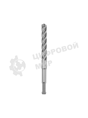 Бур по бетону Kranz SUPER 12x160 мм, профессиональный, цельная крестовая пластина, SDS PLUS