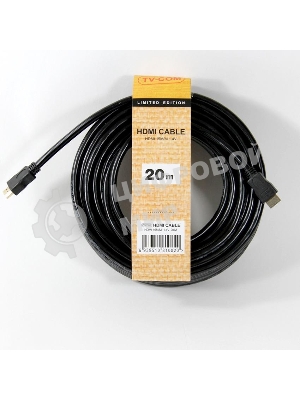 Кабель цифровой TV-COM HDMI19M to HDMI19M, V1.4+3D, 20m CG150S-20M
