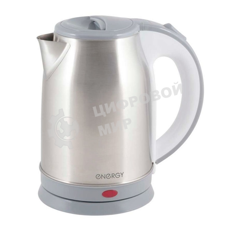 Чайник электрический Energy E-202, нержавейка, 1.8 л, диск