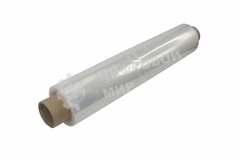 Стретч-пленка 450 мм х 20 мкм, вес 1,9 кг, прозрачная (первичное сырье)