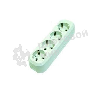 Колодка удлинителя 4 гнезда с заземлением Makel