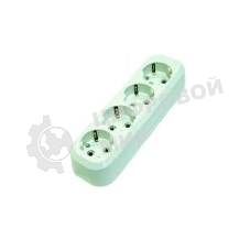 Колодка удлинителя 4 гнезда с заземлением Makel