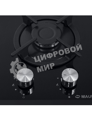 Газовая варочная панель Maunfeld EGHG.32.1CB/G, 2 конфорки, закаленное стекло, черный