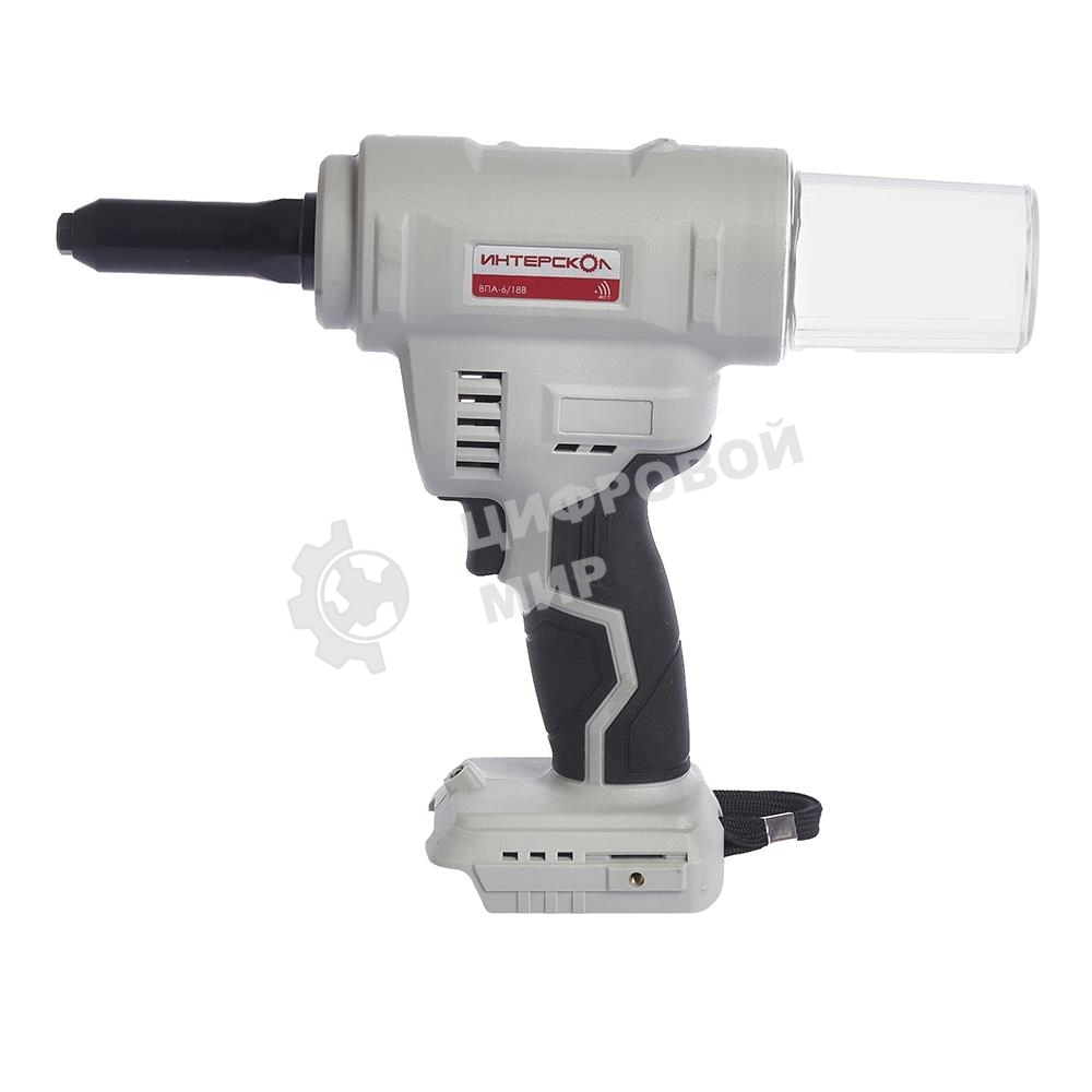 Заклепочный пистолет с бесщеточным (вентильным) двигателем ИНТЕРСКОЛ ВПА-6/18В
