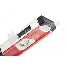 Алюминиевый магнитный фрезерованный уровень Matrix 3 глазка, 1500 мм