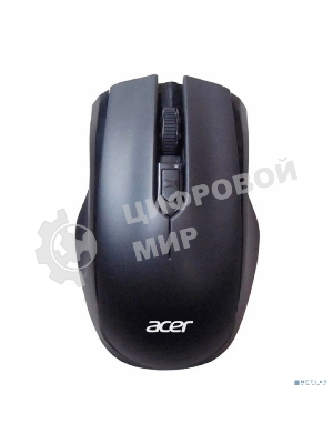 Мышь беспроводная Acer OMR030 черный, 1600 dpi, радиоканал, USB, кнопки - 4