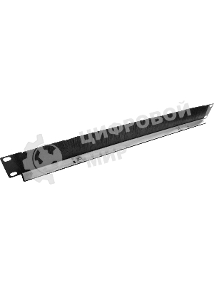 Горизонтальный кабельный органайзер со щеткой, 19