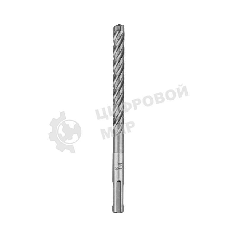 Бур по бетону Kranz SUPER 10x160 мм, профессиональный, цельная крестовая пластина, SDS PLUS