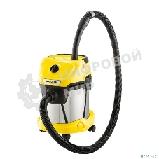 Строительный пылесос Karcher WD 3 S V-15/4/20 1000Вт (уборка: сухая) желтый