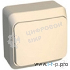 Переключатель 1-кл. ОП Этюд 10А крем. SchE BA10-004K