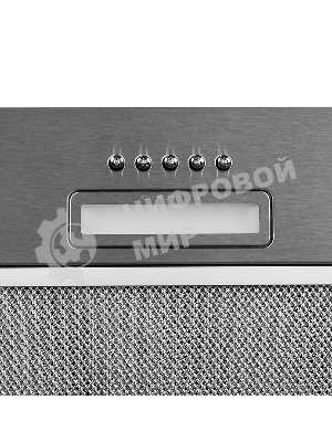 Вытяжка встраиваемая LEX GS Bloc LIGHT 600 нержавеющая сталь, 53 см, 500 куб. м/ч, 44 дБ