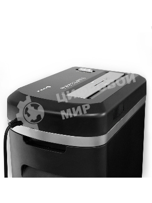 Шредер ГЕЛЕОС УМ22-5, DIN P-5 (5 ур-нь секр.), фрагмент 2х8мм, 9-10 лист (70г/м2), CD/пл.карты/скрепки/скобы, 22 литра