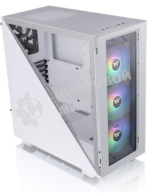 Компьютерный корпус Thermaltake Divider 300 TG ARGb белый без БП ATX 2x120мм 2xUSB 3.0 audio front door bott PSU