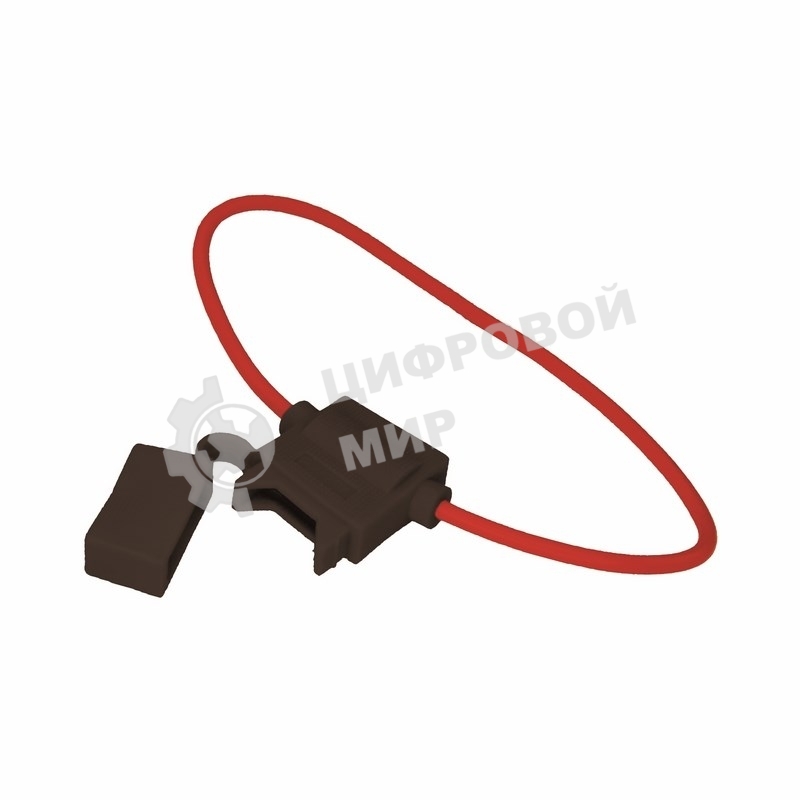 Держатель предохранителя Rexant типа стандарт прямоугольный черный