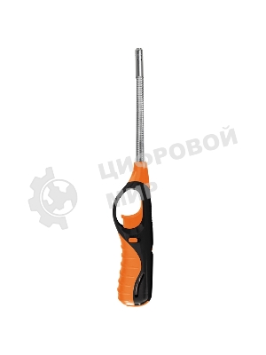 Ecos Зажигалка газовая BBQ ECOS 88С-O, с газом, с защитой от ветра, оранжевая с черным