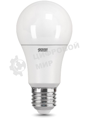 Лампа светодиодная Gauss Elementary 20Вт цок.: E27 груша 220B 6500K св. свеч. белый хол. A60 (упак.: 10 шт)