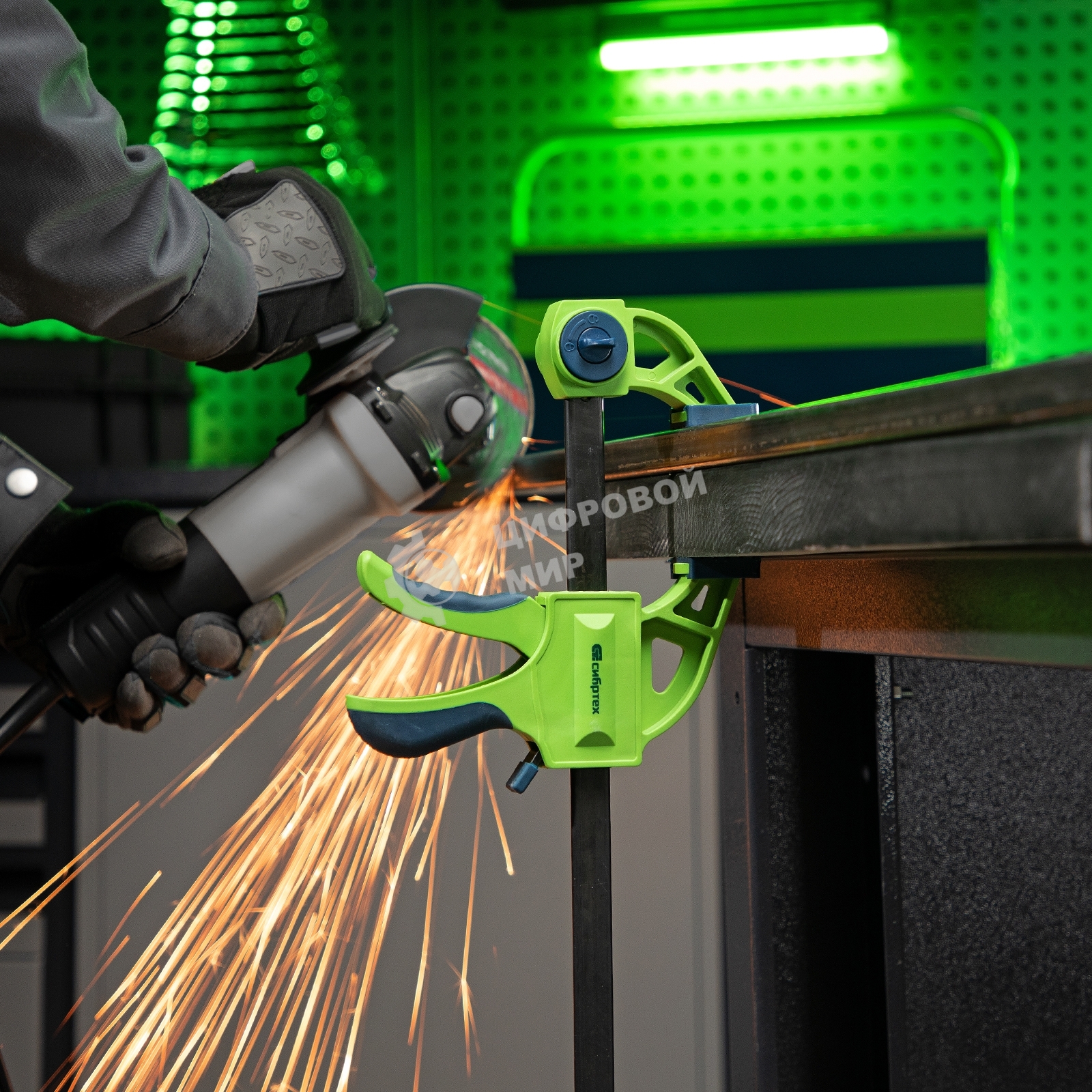 Струбцина F-образная Сибртех, быстрозажимная