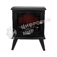 Светодиодный камин Neon-night Гранд Шале с эффектом живого огня 45х18х56см, работает от батареек 3хС (в комплект не входят) или от USB (в комплекте), черный