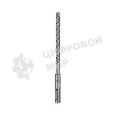 Бур по бетону Kranz SUPER 8x160 мм, профессиональный, цельная крестовая пластина, SDS PLUS