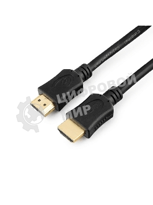 Кабель Cablexpert HDMI CC-HDMI4L-6, 19M/19M, v2.0, серия Light, позол.разъемы, экран, 1.8м, черный, пакет