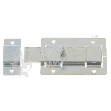 Задвижка дверная ЗД-02, цинк, (Металлист)