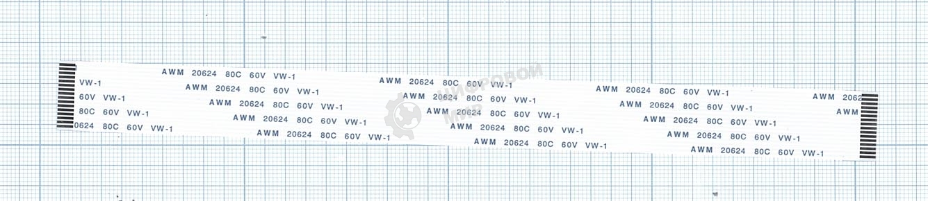 Шлейф универсальный 16pin, шаг 1 мм, длина 20 см