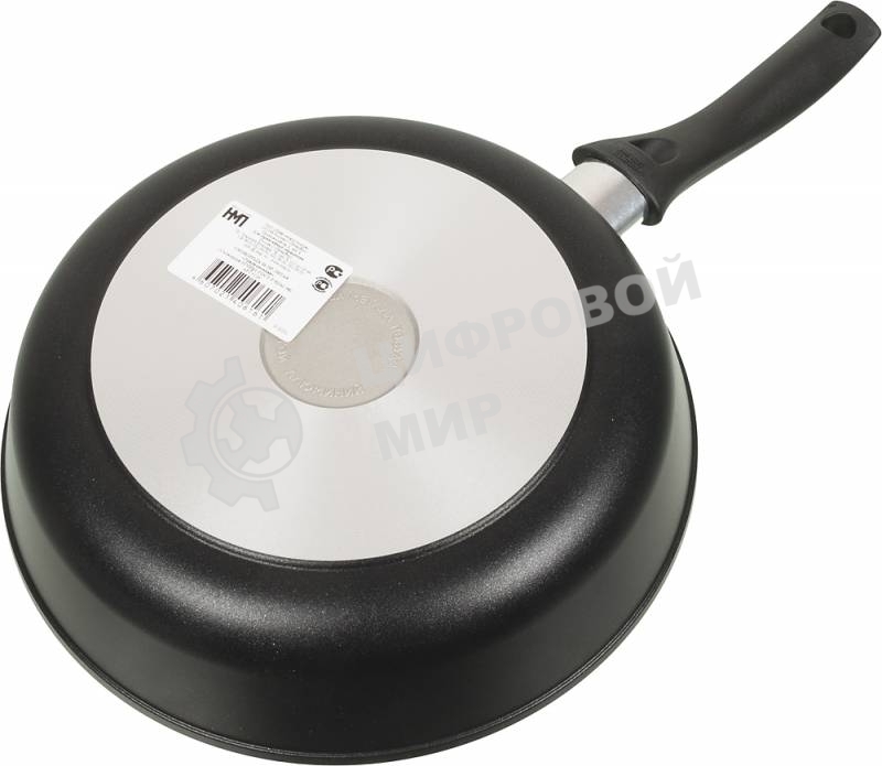 Сковорода НМП 6126 круглая/покрытие антипригарное/ручка несъемная (без крышки) черный