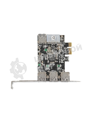 Контроллер ExeGate EXE-367 PCI-E 2.0, 3*USB 3.0 ext + 1*USB 3.0 int, разъем доп.питания (OEM)