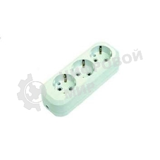 Колодка удлинителя Makel 3 гнезда с заземлением