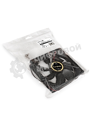 Вентилятор для корпуса ExeGate EX12025S2P черный, 120 мм, 1500 об/мин, 24 дБ, 2 pin