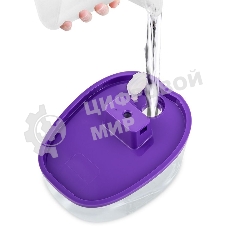 Отпариватель ручной Kitfort КТ-989 1630Вт фиолетовый/белый