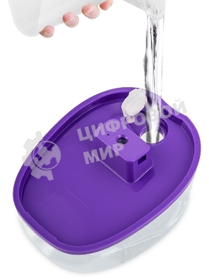 Отпариватель ручной Kitfort КТ-989 1630Вт фиолетовый/белый