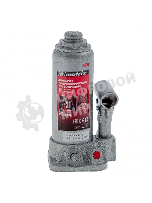 Домкрат Matrix бутылочный 3т h подъема 194–372мм в пласт. кейсе