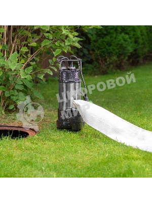 Фекальный насос Сибртех СФН750, 750 Вт, напор 16 м, 22000 л/ч