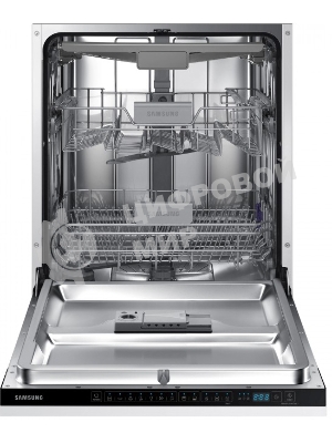 Встраиваемая посудомоечная машина Samsung DW60M6050BB/WT, ширина 60 см, 14 комплектов посуды, сенсорное управление, 7 программ, аква-стоп, датчик протечки