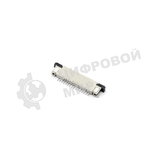 Разъем FPC Half Coverage Top Contact 0.8K-BS-16PWB 16 pin высота 2мм шаг 0,8мм