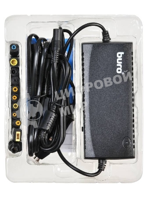 Блок питания Buro ручной 120W 15V-24V 8-connectors 6A 1xUSB 1A от прикуривателя