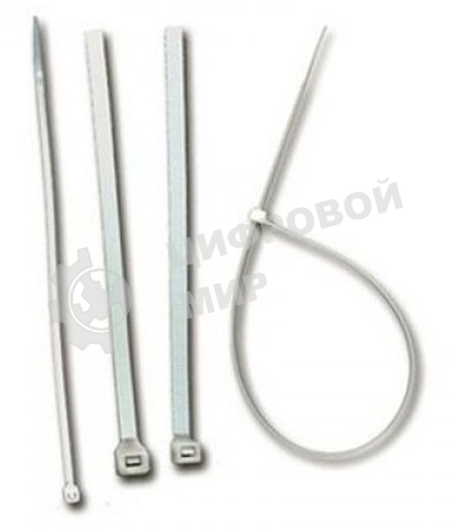 Стяжка пластиковая Lanmaster TWT-CV-200 200x4.5 мм (упак: 100 шт) нейлон внутри помещений