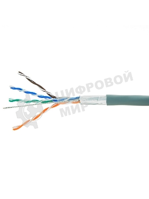 Кабель FTP Cablexpert FPC-5004E кат.5e медь многож. экран, 305м pullbox, серый