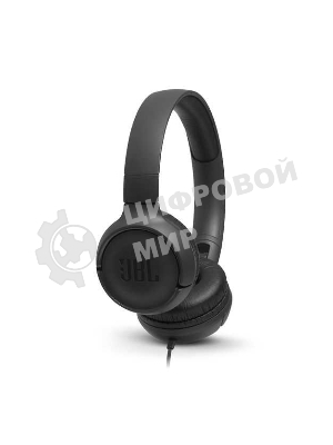 Проводные наушники JBL Tune 500 черный, накладные, jack 3.5 мм, складная конструкция