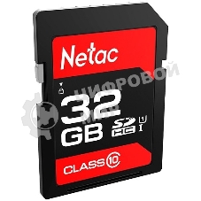 Флеш карта SDHC 32Gb Netac Class 10 UHS-I U1 P600 NT02P600STN-032G-R