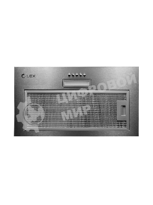 Вытяжка встраиваемая LEX GS Bloc LIGHT 600 нержавеющая сталь, 53 см, 500 куб. м/ч, 44 дБ
